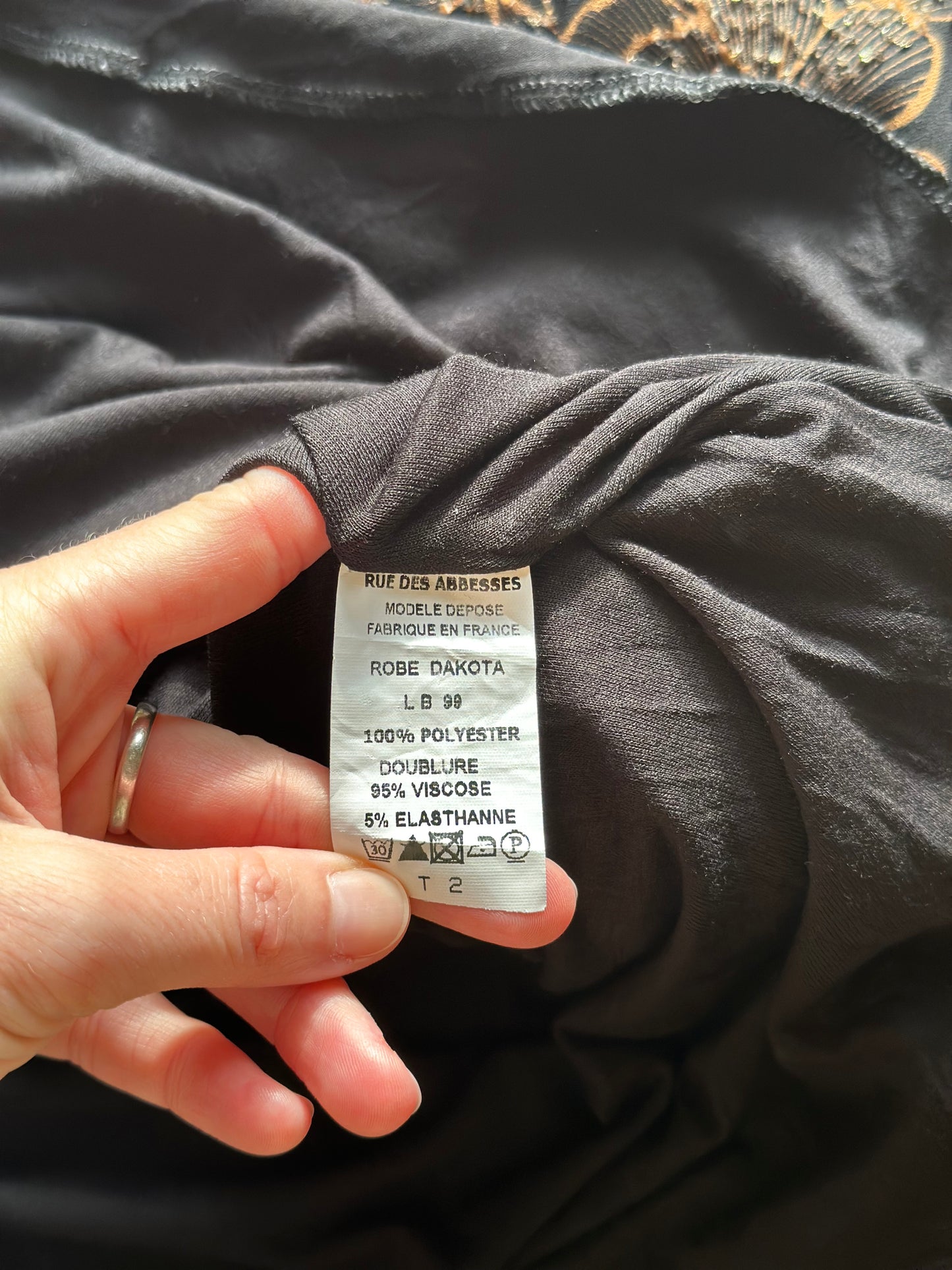 Robe fluide imprimé floral T.36/38