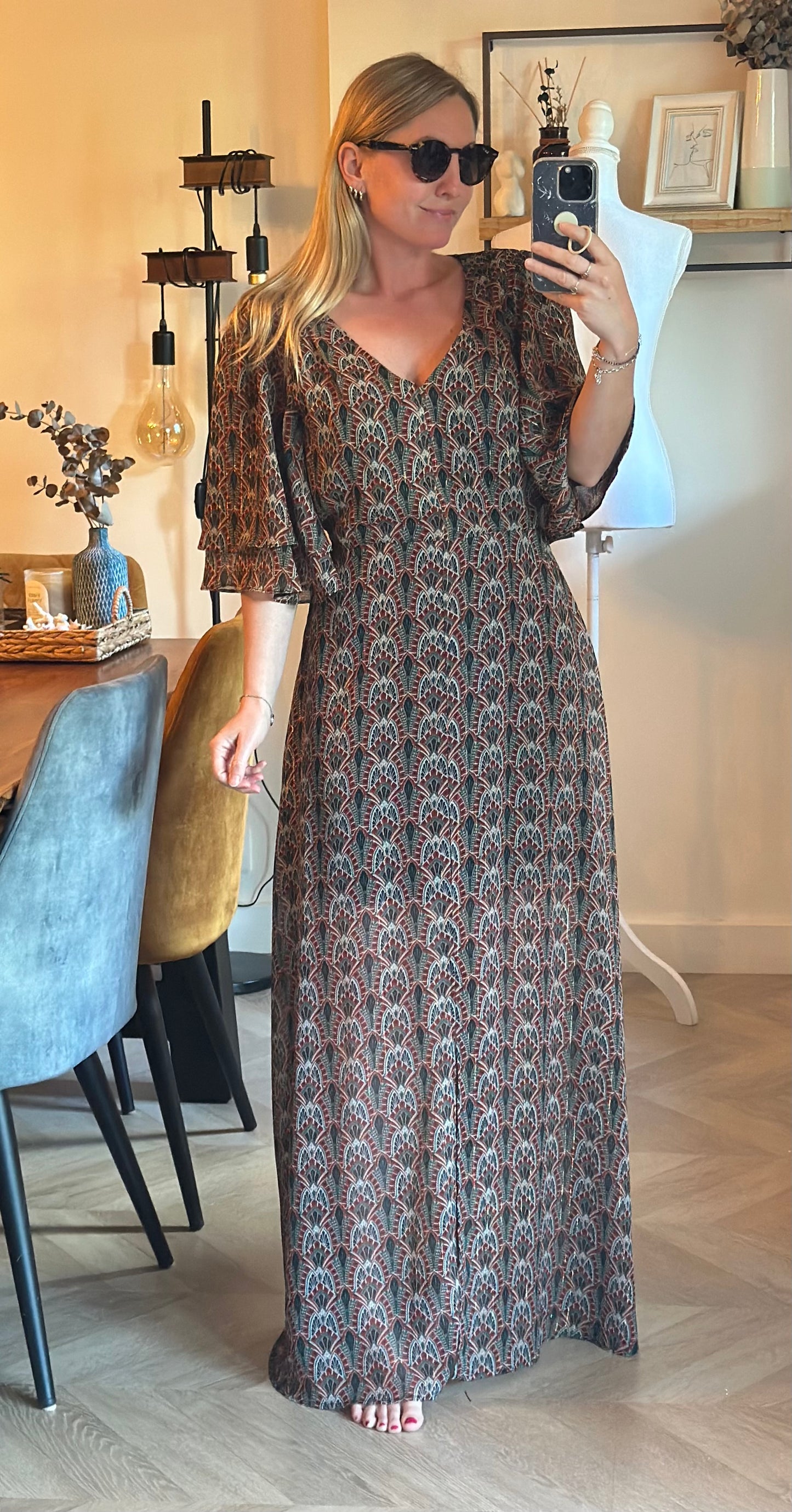 Robe longue imprimée Sinéquanone - taille 40