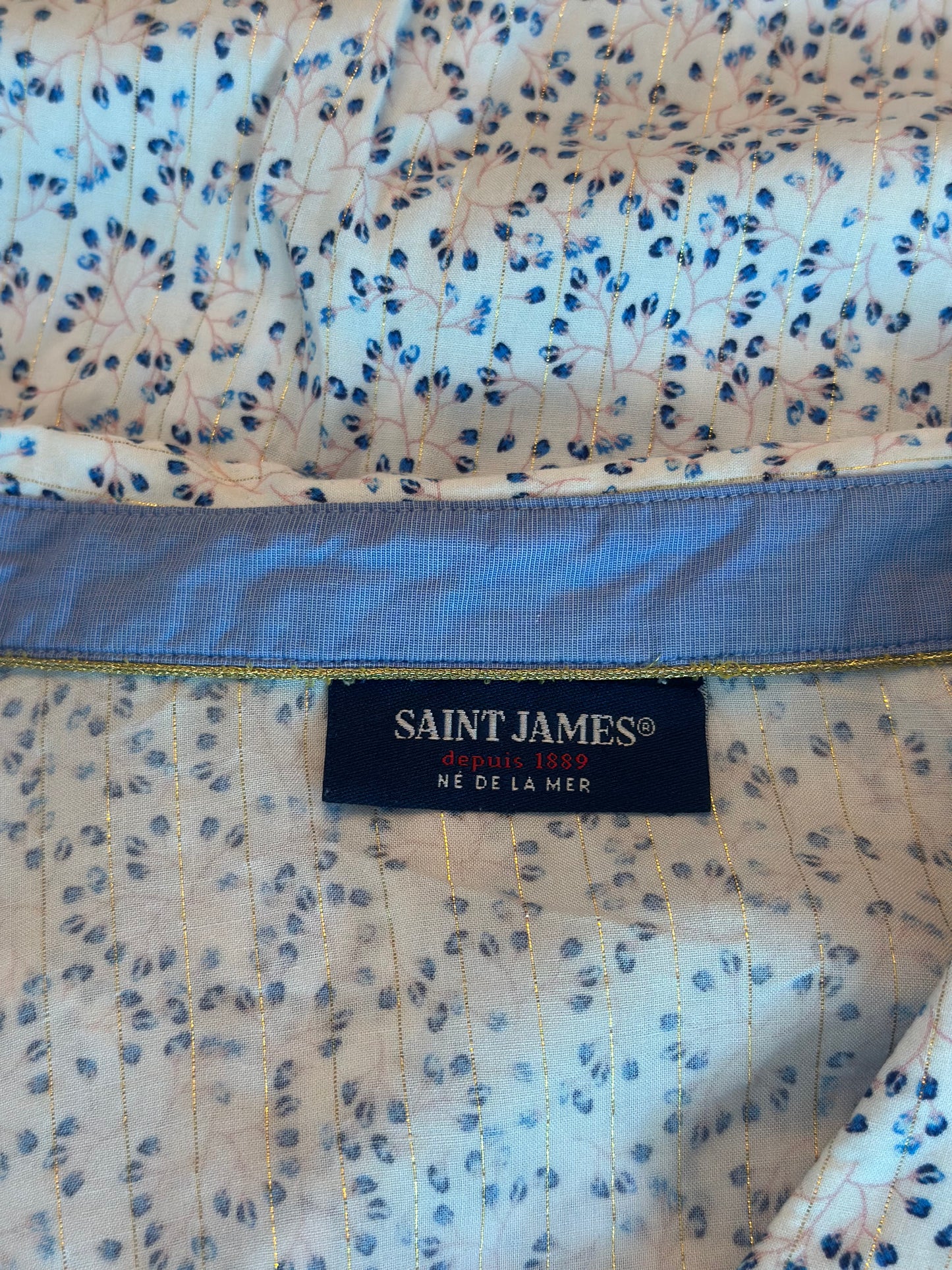 Chemise imprimé fleuri T.42