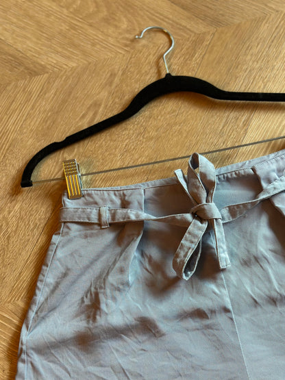 Short fluide broderie anglaise gris T.36