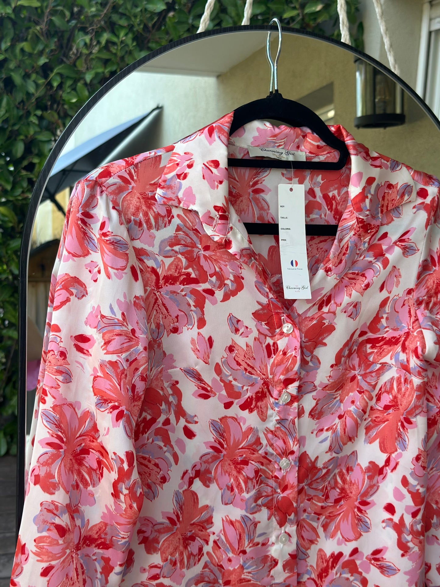 Chemise fleurie modèle Mel Neuve T.36
