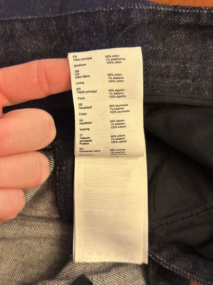 Jean flare denim brut Claudie Pierlot modèle Paolo Court T.36