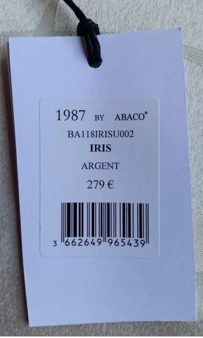 Sac bandoulière en cuir argenté