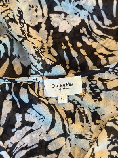 Blouse fluide imprimée T.36