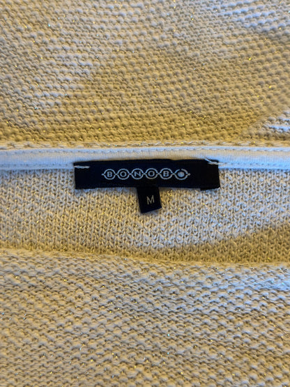 Pull maille écru irisé T.40