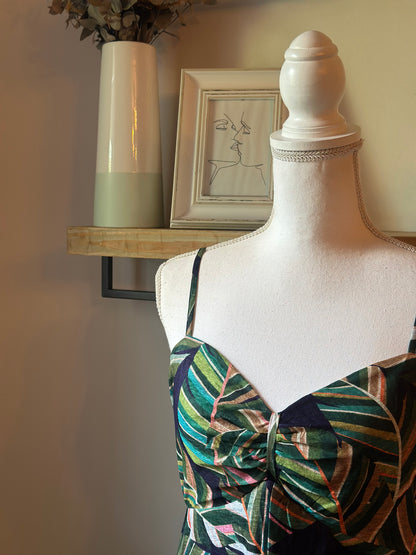 Robe longue Green Aloha T.38