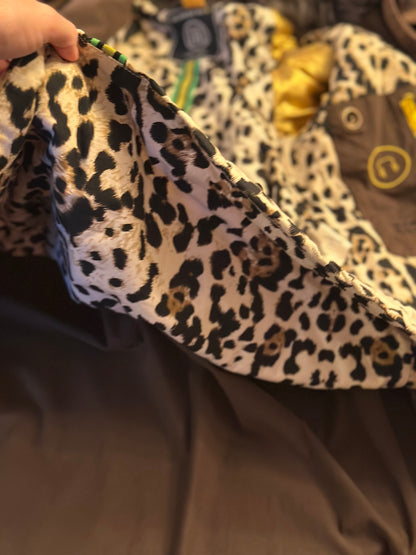 Parka chaude doublée fausse fourrure T.38