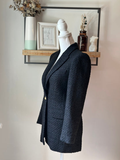 Blazer texturé noir T.34