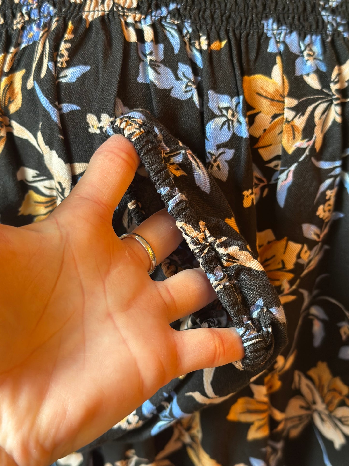 Blouse imprimé fleuri T.40