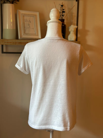 T-shirt motif palmier T.36