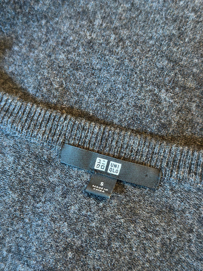 Pull en cachemire gris anthracite T.36