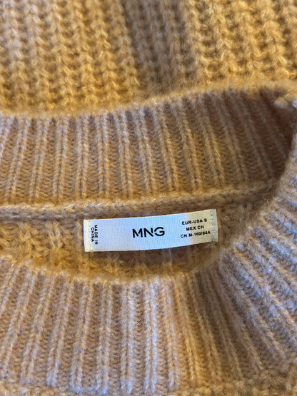 Pull maille torsadée T.36 oversize