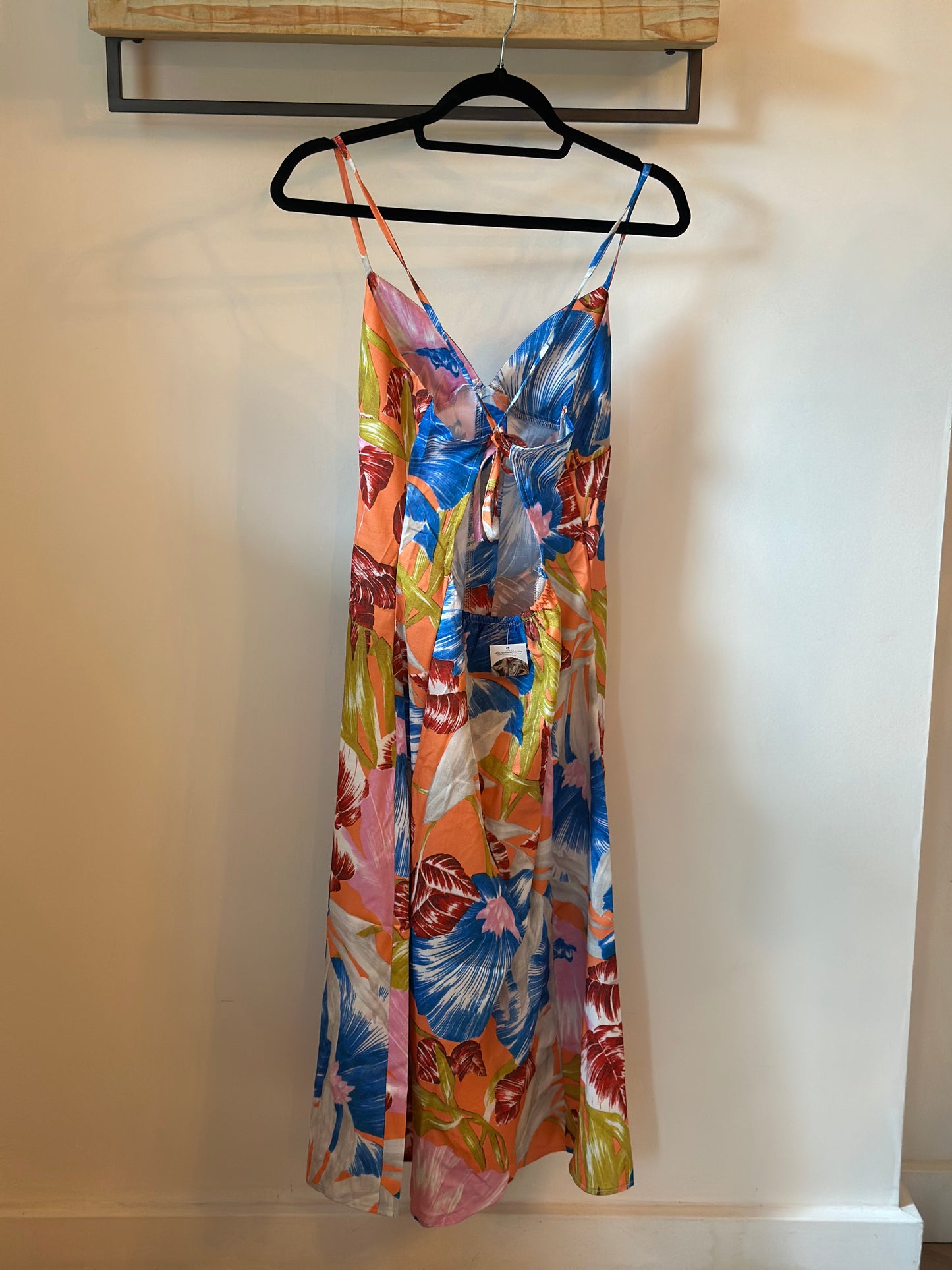 Robe dos nu imprimé fleuri T.34/36