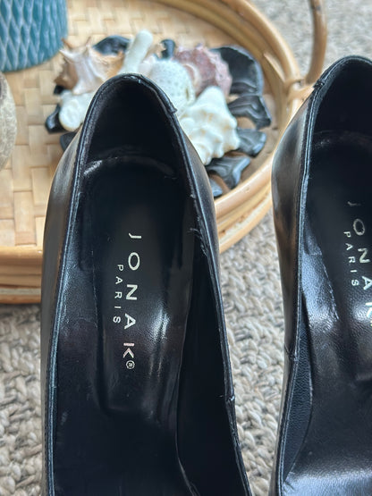 Escarpins cuir noir P.36