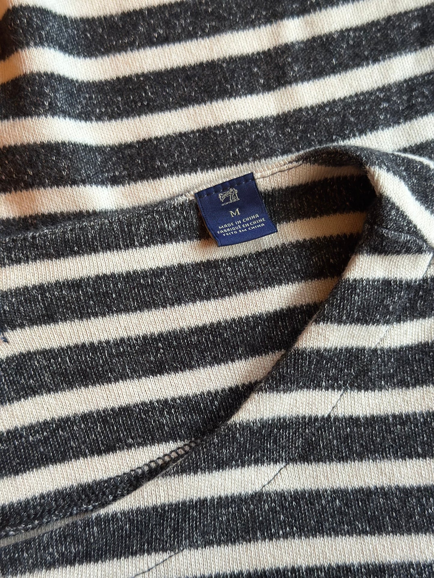 Pull marinière rayé en coton T.38