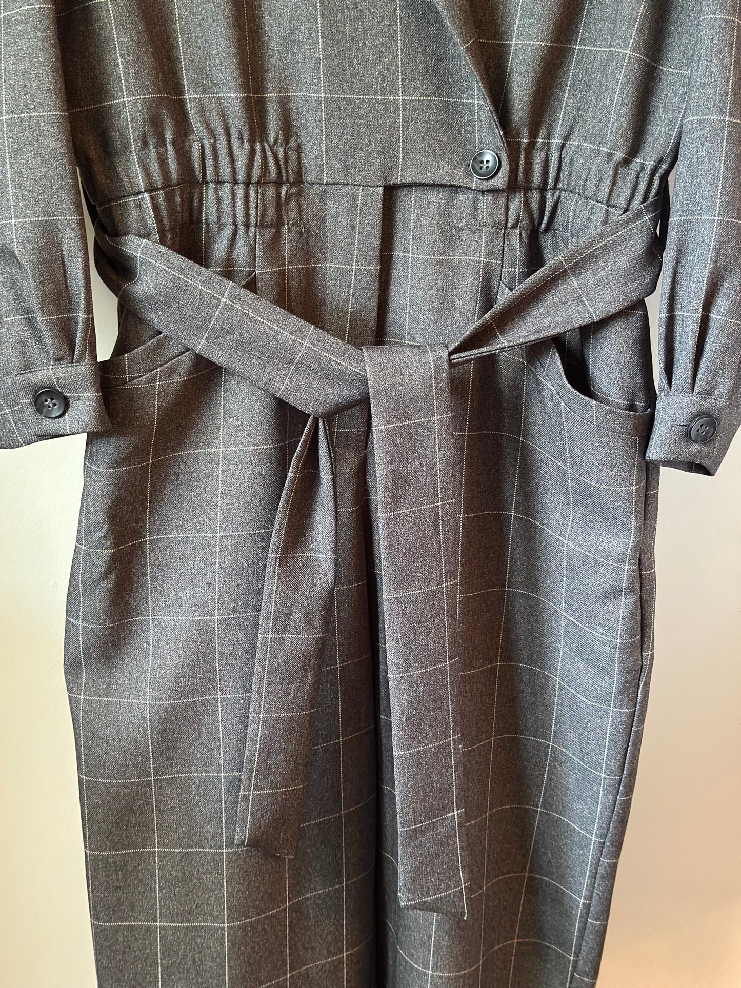 Combinaison pantalon à carreaux T.36