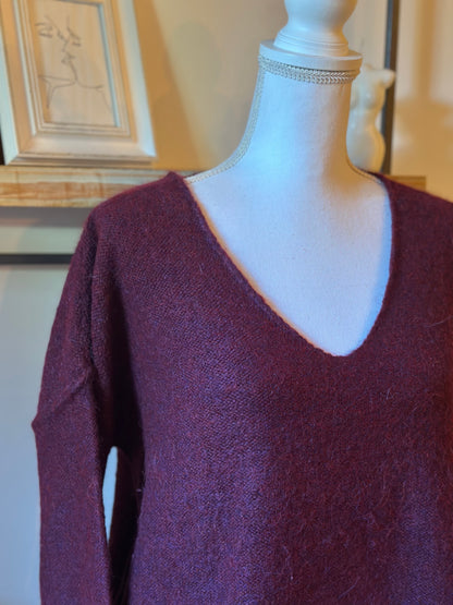 Pull doux en laine et alpaga T.38/40 Oversize