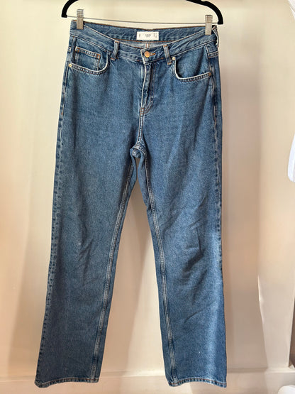 Jean droit bleu denim T.38