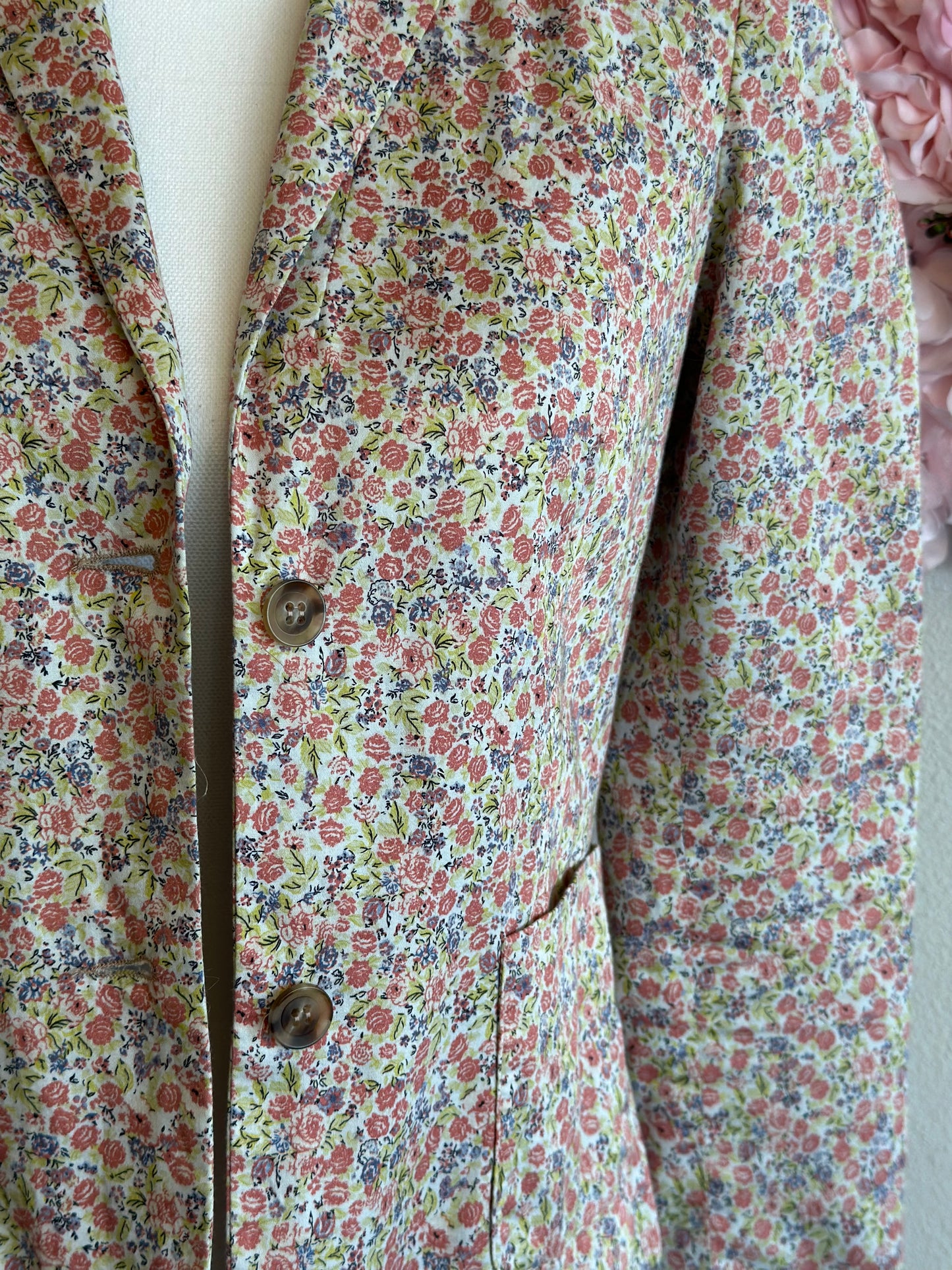 Blazer imprimé fleuri en Liberty T.34/36