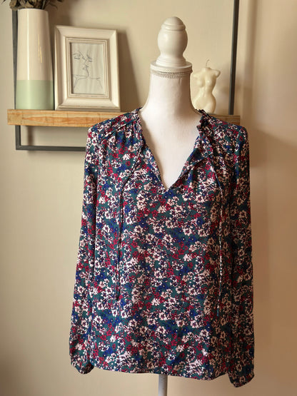 Blouse fluide imprimé fleuri T.38