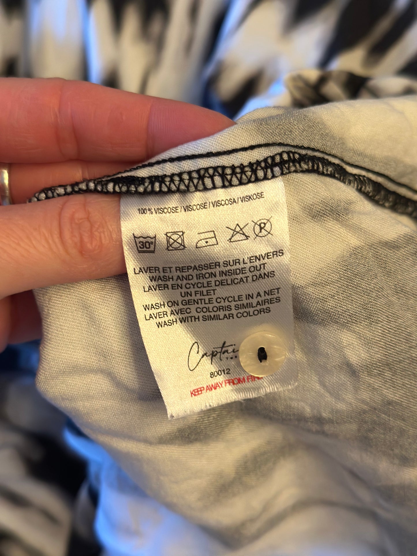Robe oversize imprimée T.U