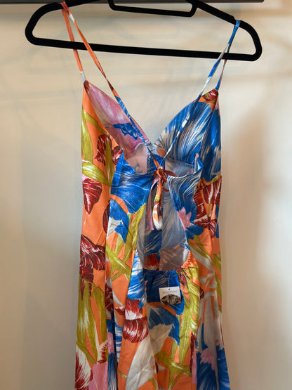 Robe dos nu imprimé fleuri T.34/36