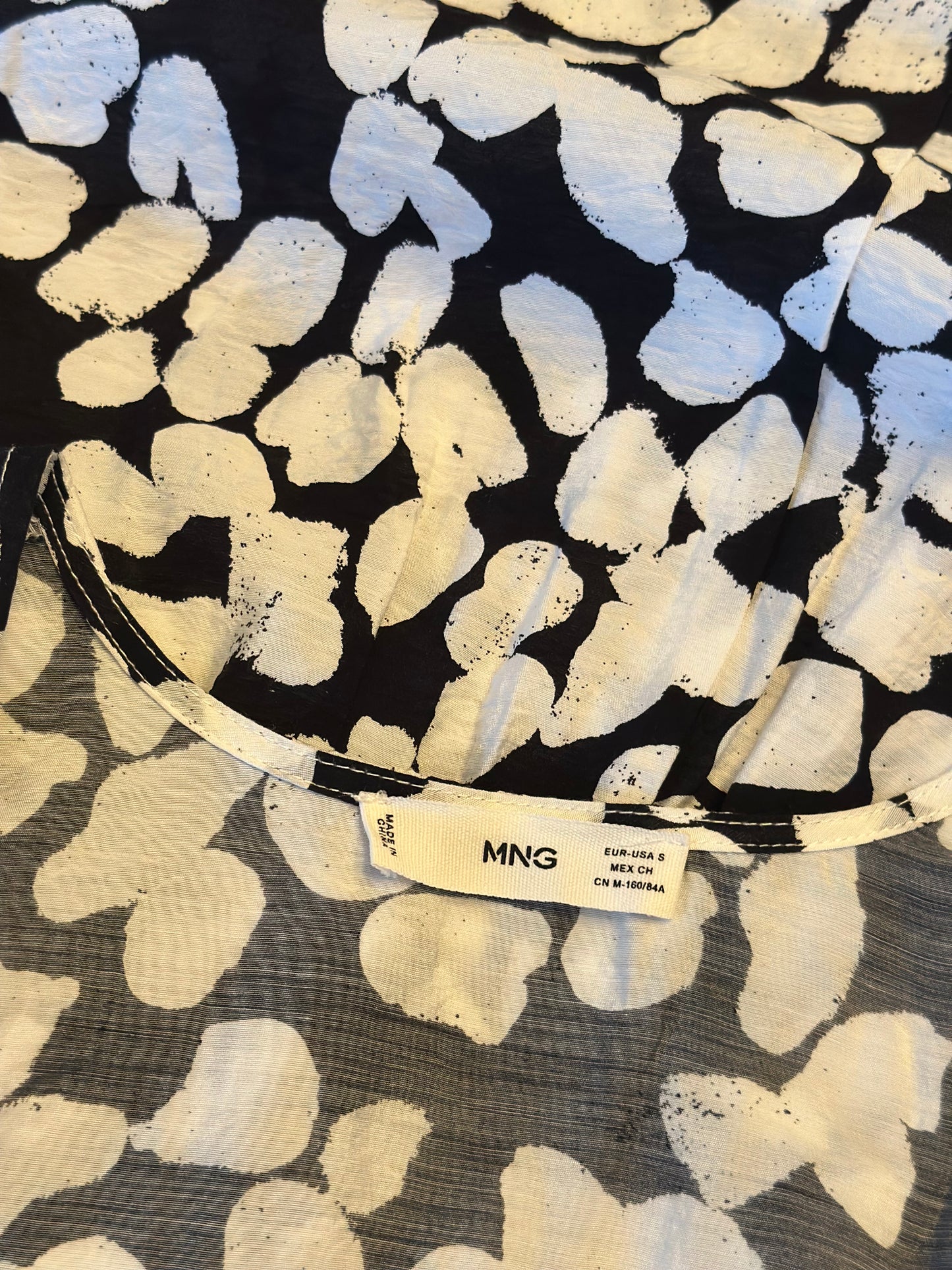 Combishort fluide à pois noir et blanc T.36