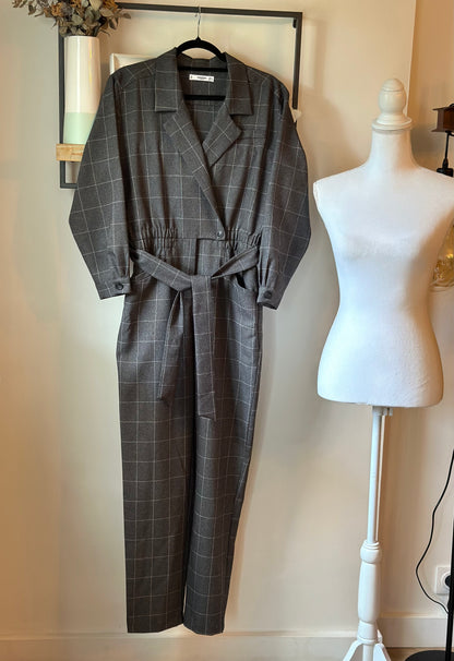 Combinaison pantalon à carreaux T.36