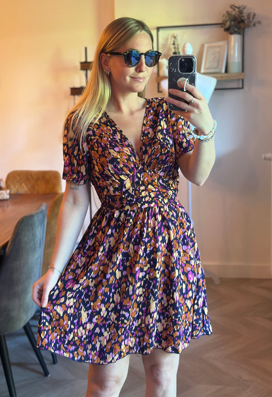 Robe d’été  imprimé multicolore T.36