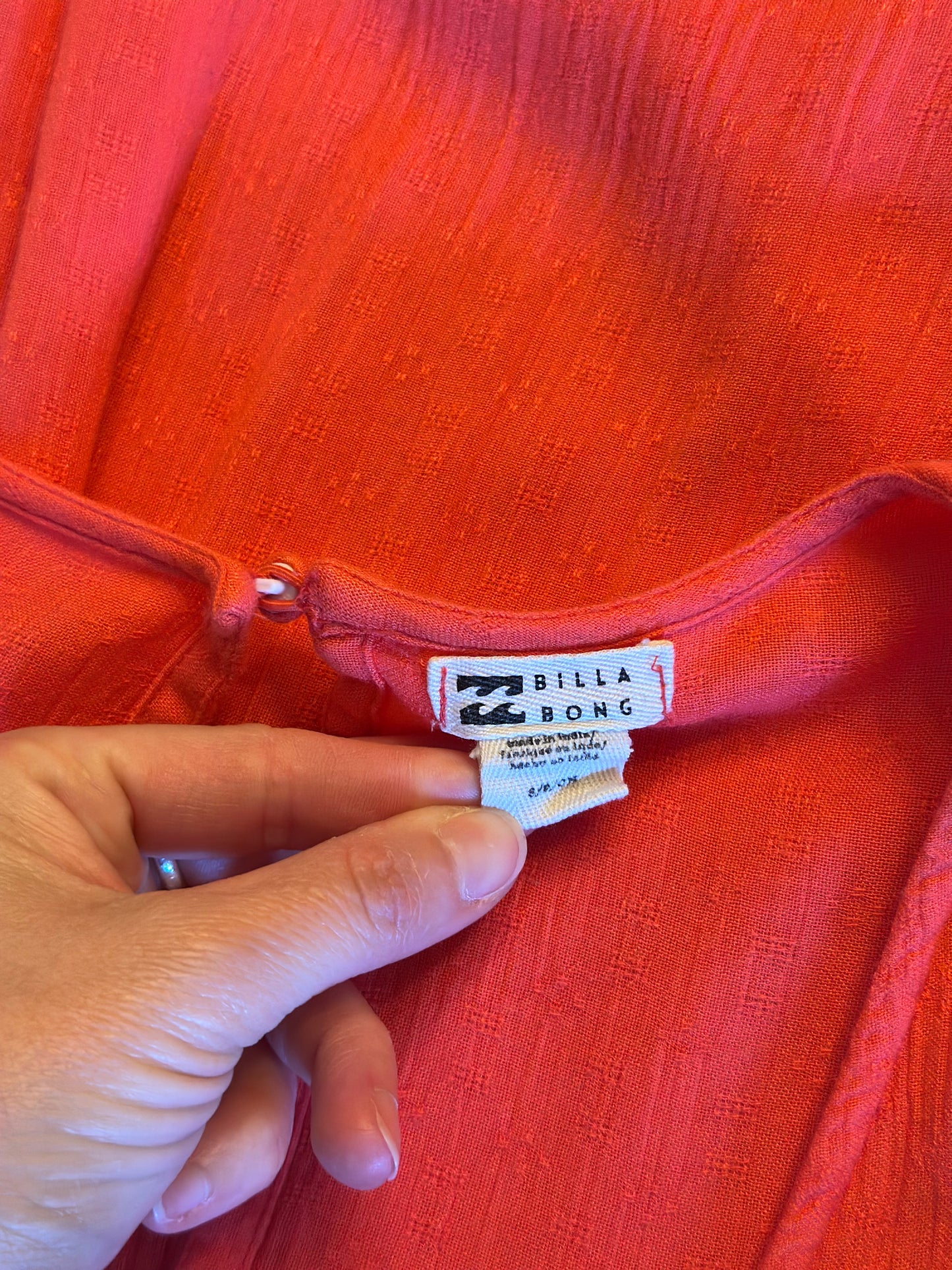 Robe midi modèle Jet corail tropical T.36