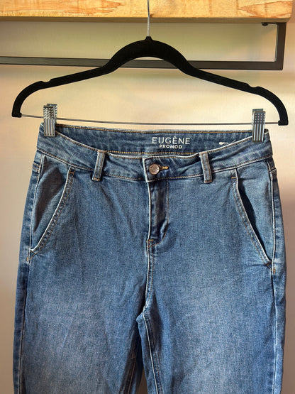 Jean flare denim bleu Eugène T.38