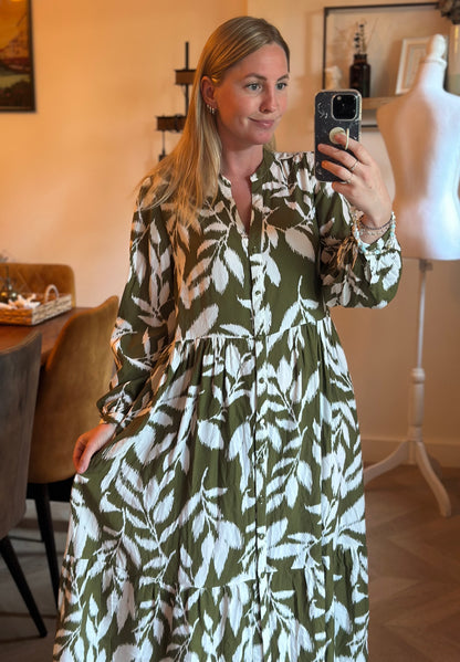 Robe longue motif cachemire modèle Riya T.38