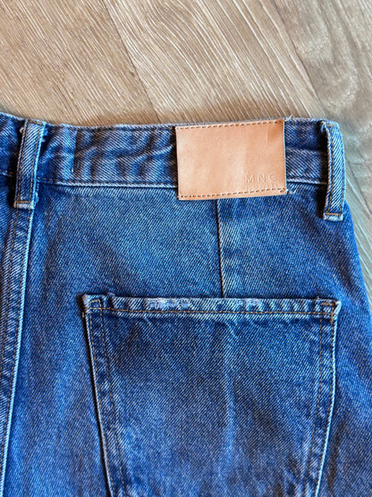 Jean droit uni Denim 100 % coton T.36
