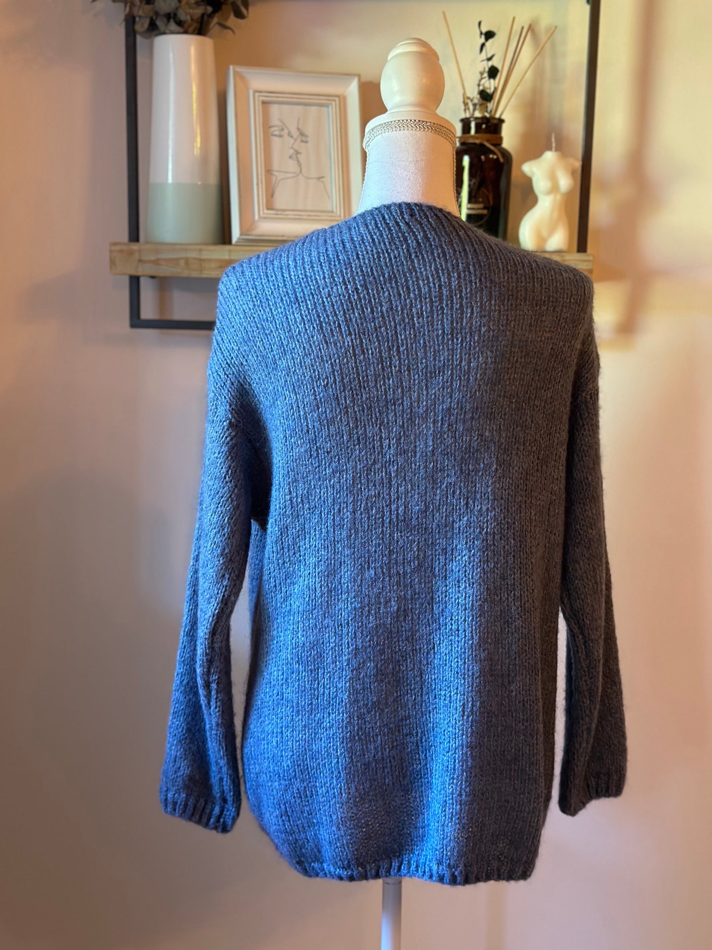 Gilet doux en maille mohair Made in Italy T.U