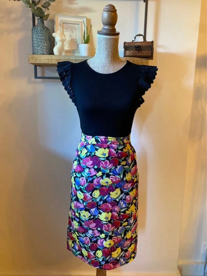 Jupe vintage 80s Cacharel T.38/40