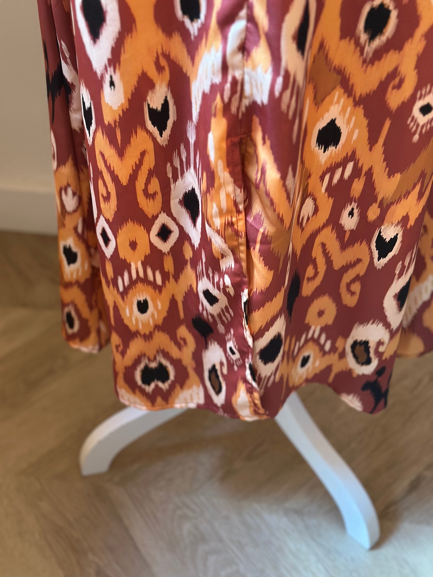 Robe longue imprimé ethnique neuf T.38