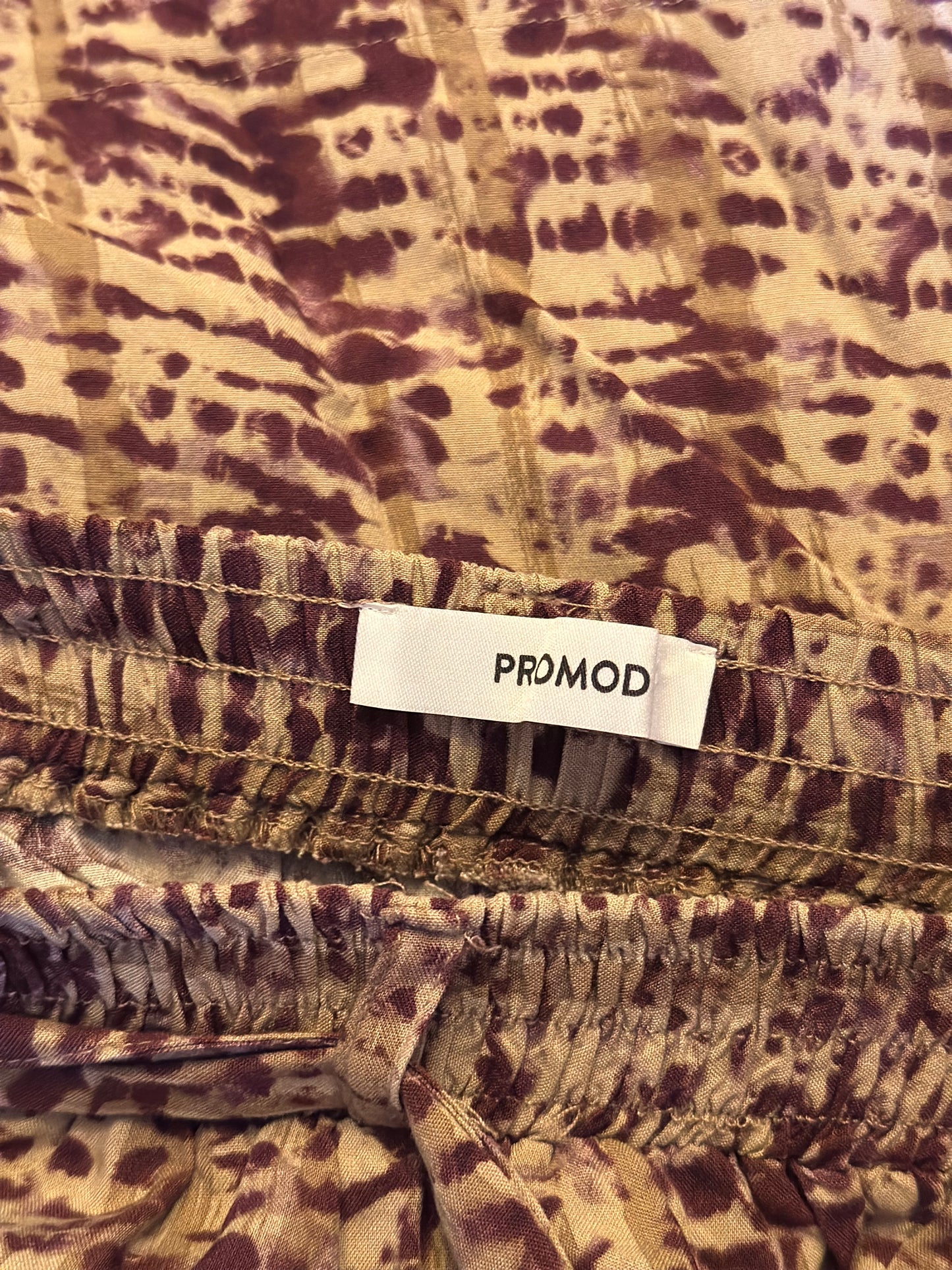 Short fluide tie and dye T.36