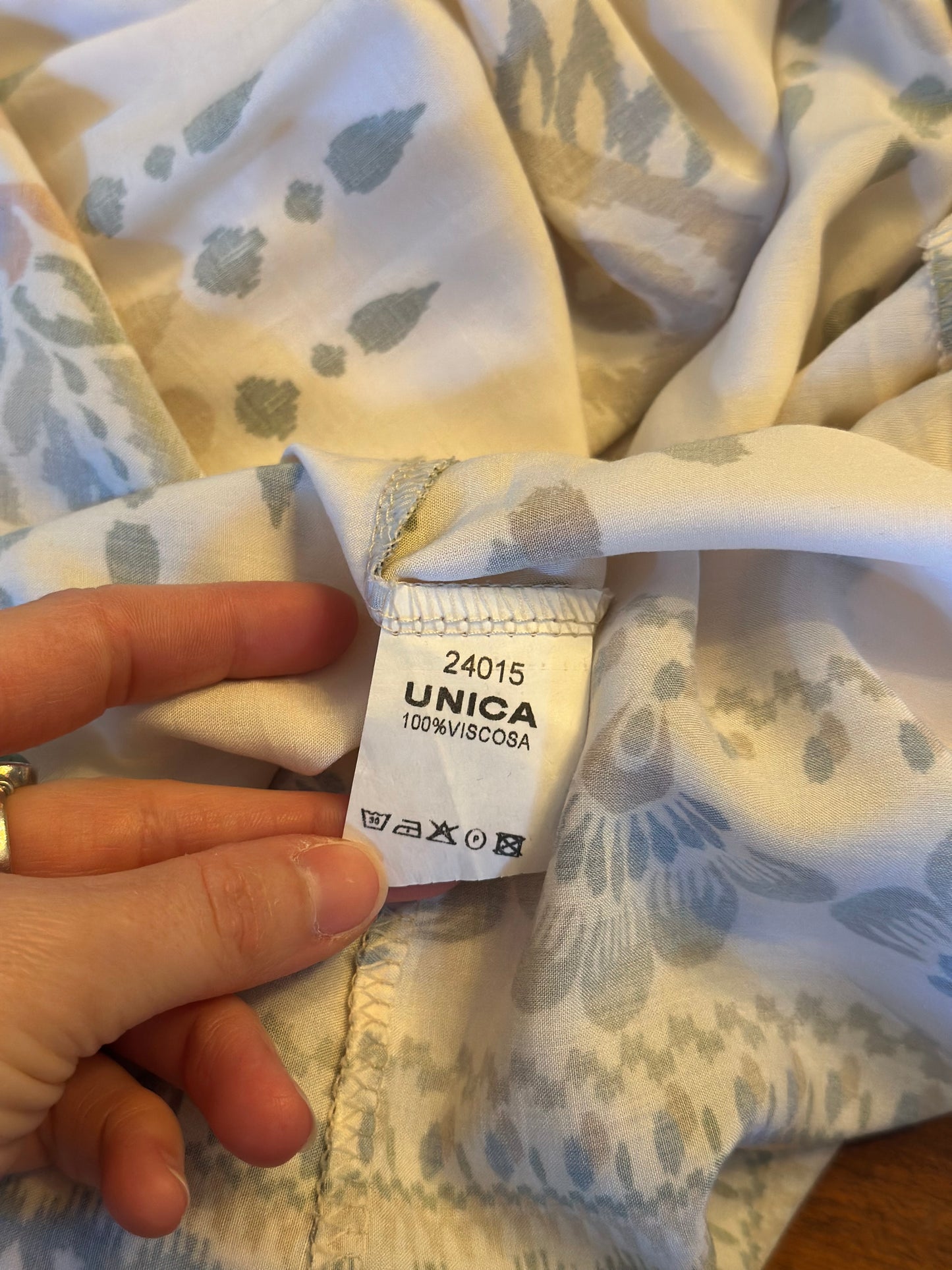 Robe longue bohème imprimé ethnique T.U