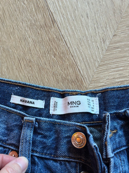 Jean droit bleu denim modèle Havana T.32