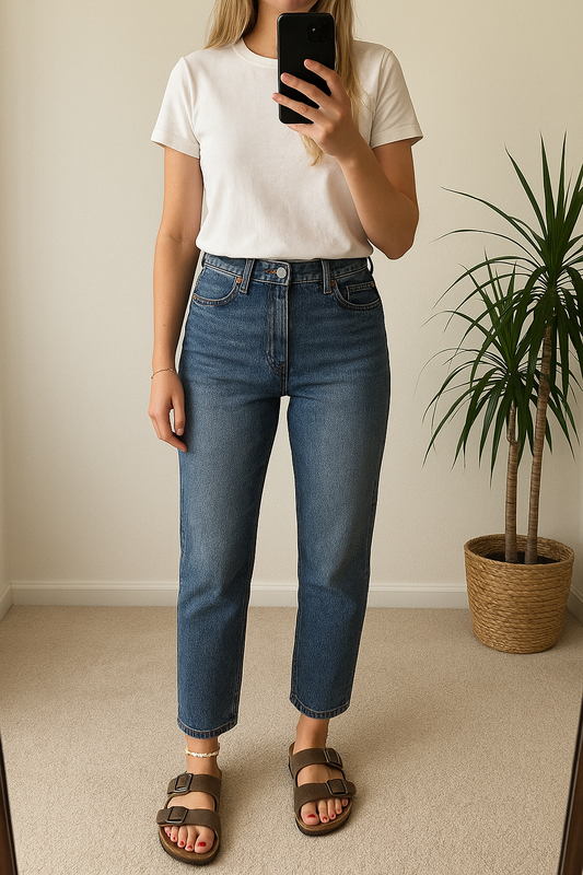 Jean coupe droite 501® CT bleu moyen – Taille W25 L32 (34/36)