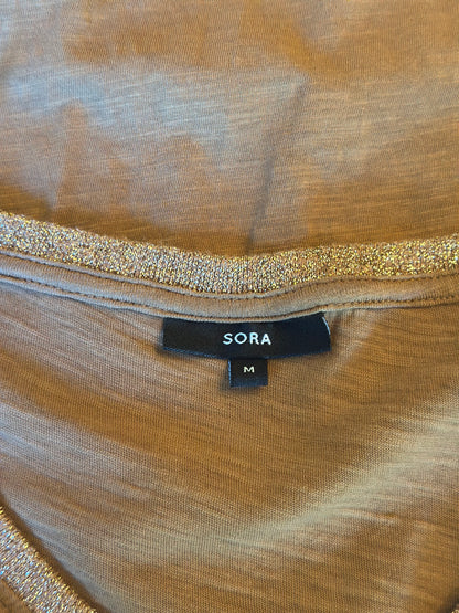 T-shirt Sora camel irisé – Taille M