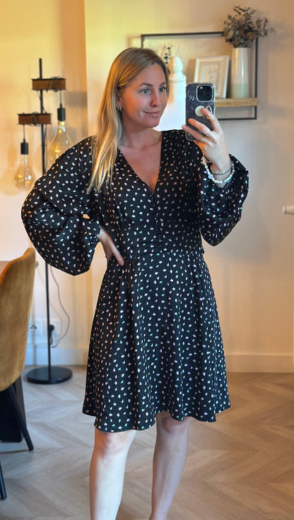 Robe fluide imprimé fleurs T.42