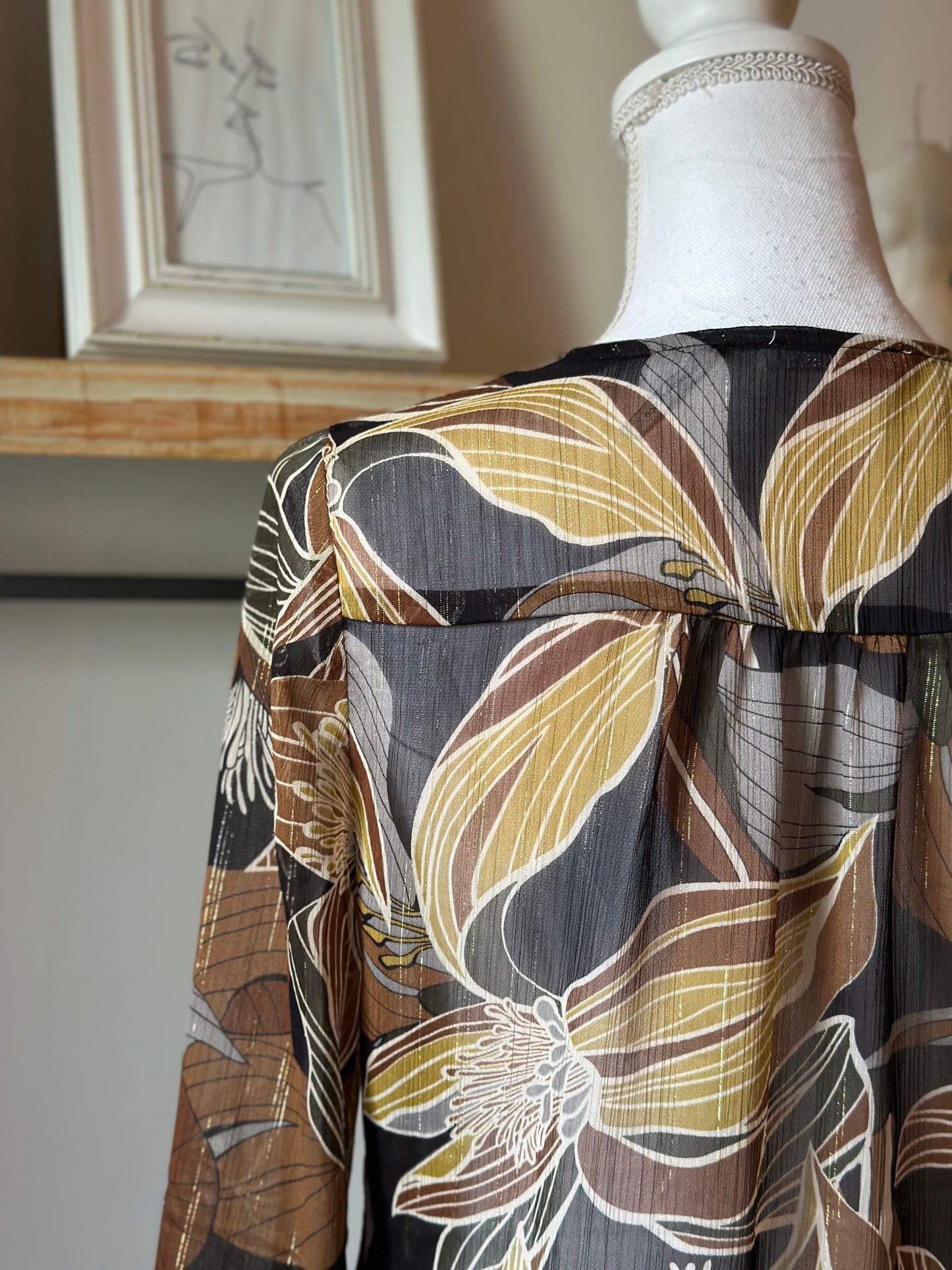Blouse imprimé floral T.36