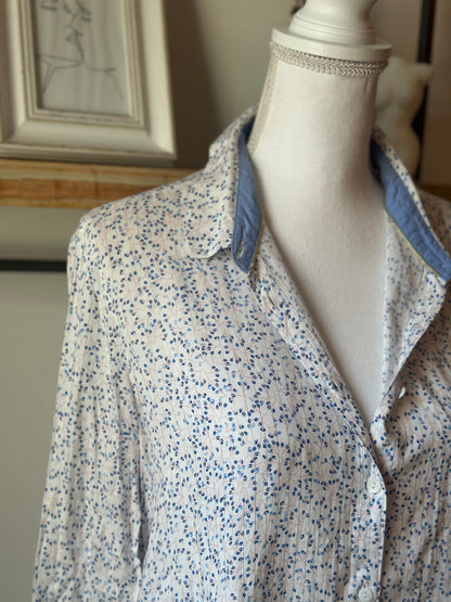 Chemise imprimé fleuri T.42