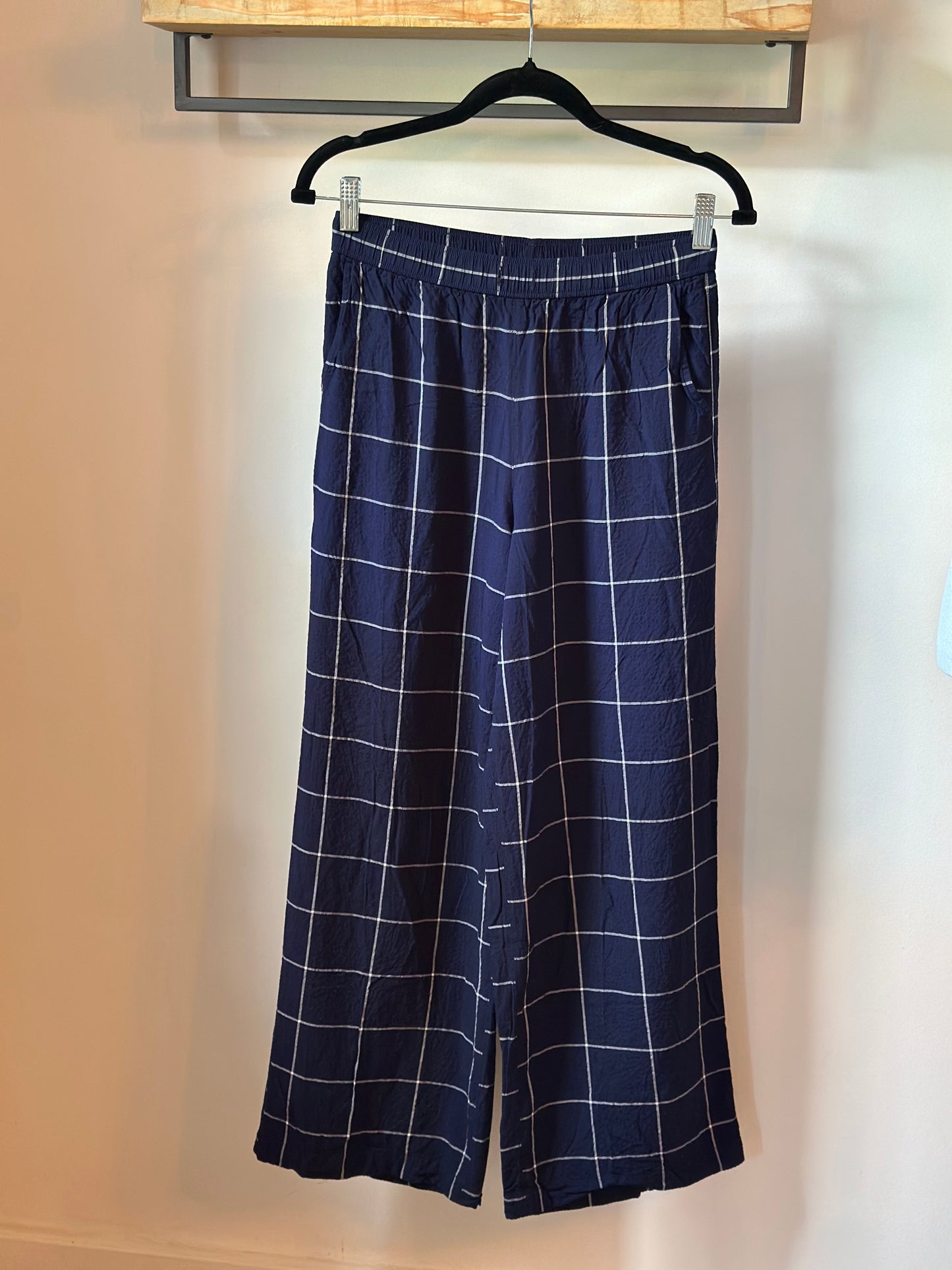 Pantalon fluide à carreaux T.34