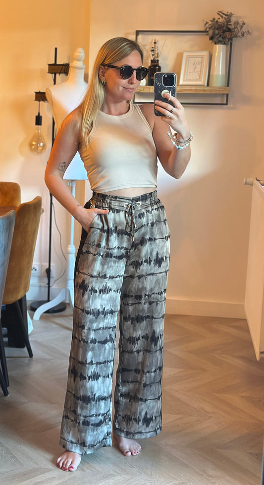 Pantalon fluide tie and dye T.36