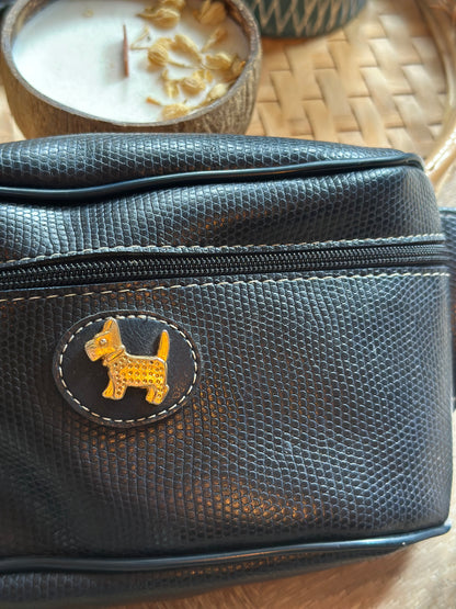 Banane vintage 90s’ noire vintage Chipie logo doré