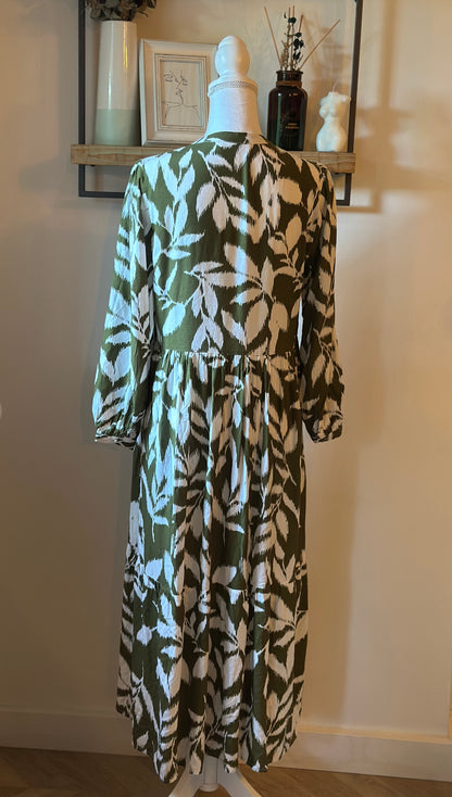 Robe longue motif cachemire modèle Riya T.38