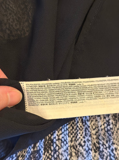 Blouse imprimé python plissée T.40