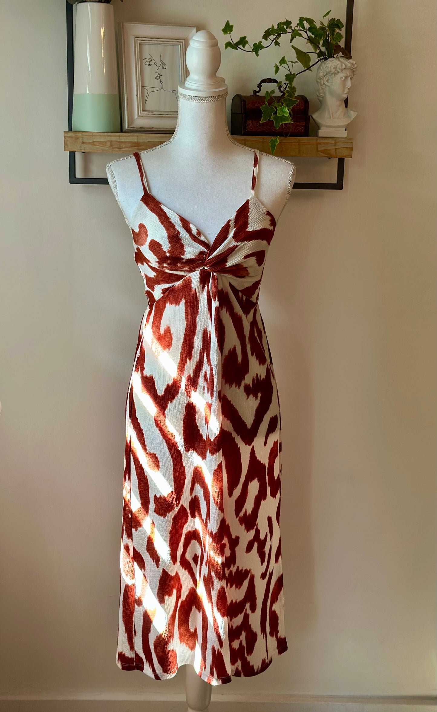 Robe imprimé animalier T.34